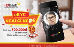 Giao dịch online, nhận nhiều ưu đãi từ HDBank