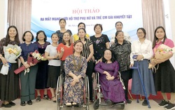 100% phụ nữ khuyết tật được trợ giúp