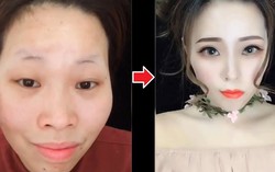 Sức mạnh tẩy trang làm bao người ngã ngửa: Độn mũi gọt cằm chỉ bằng son phấn