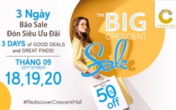 The Big Crescent Sale - Đón siêu ưu đãi tại Crescent Mall