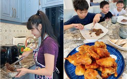 Thủy Anh đãi bạn của con toàn món ngon chẳng khác gì nhà hàng