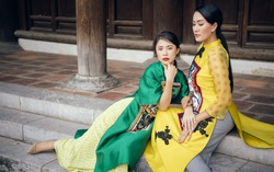 Áo dài lấy cảm hứng từ nghệ thuật Bài Chòi