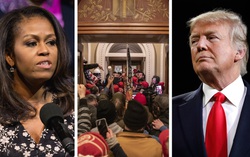 Bà Michelle Obama: Nên cấm vĩnh viễn các tài khoản xã hội của ông Trump