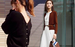 Mách nàng cách làm mới chiếc áo cardigan cũ trong một nốt nhạc, diện lên ai cũng khen