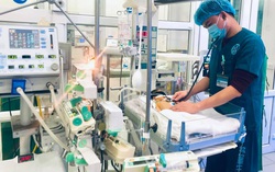 Vừa chào đời đã bị xuất huyết não nguy kịch
