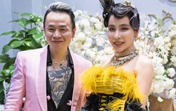 “Nữ hoàng dao kéo” Mai Diệu Linh hóa quý cô cổ điển, e ấp bên Rapper Binz 