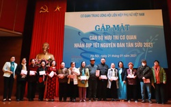 Gặp mặt cán bộ hưu trí cơ quan TW Hội LHPN Việt Nam dịp Xuân Tân Sửu 2021
