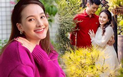 Bảo Thanh chơi chiêu gì tài tình quá, bầu vượt mặt vẫn gọn gàng, làn da sáng mịn như ngọc