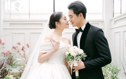 Ảnh cưới ngọt ngào của MC Thùy Linh và chú rể kém 5 tuổi 
