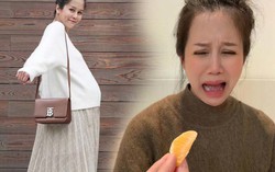 An Nguy "mở hàng" style bầu bí năm 2021: Nữ tính chẳng ngờ với váy xếp ly