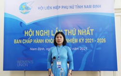 Bà Trần Thị Định tái đắc cử Chủ tịch Hội LHPN tỉnh Nam Định nhiệm kỳ 2021-2026