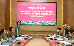 Phụ nữ Học viện An ninh nhân dân và Bộ Tư lệnh cảnh vệ tập huấn nghiệp vụ công tác Hội năm 2021