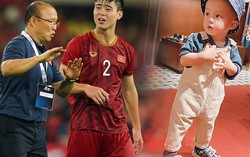 Con trai cầu thủ Duy Mạnh ăn diện ra dáng thiếu gia, nguồn gốc bộ đồ liên quan thầy Park