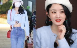 Triệu Lệ Dĩnh diện áo ngắn cũn cỡn, nhìn vòng eo siêu thực mới sốc