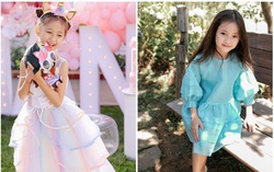 Con gái Hoa hậu Hà Kiều Anh 6 tuổi xinh như công chúa, sao Việt khen nức nở
