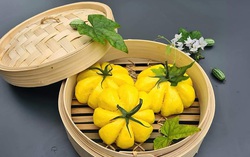 Làm bánh bao bí đỏ thơm lừng cho con