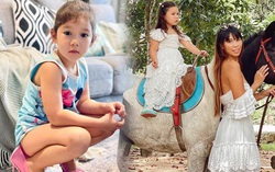 Con gái Hà Anh mang giày cao gót, ngồi thôi cũng toát lên thần thái siêu mẫu nhí