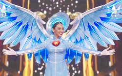 Hoa hậu Hòa bình Quốc tế 2021: Thùy Tiên diện áo dài hóa "chiến binh" chống Covid-19