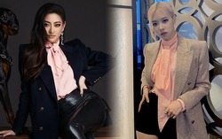 Rosé "lấn át" Hoa hậu Lương Thùy Linh khi đụng hàng