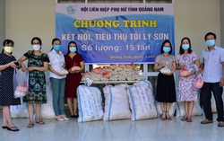 Phụ nữ Quảng Nam chung tay hỗ trợ tiêu thụ tỏi Lý Sơn, lan tỏa tinh thần tương thân, tương ái