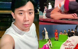 Sao Việt chạy show Tết: Hoài Linh nằm mệt trên sàn, Trấn Thành bị vợ kêu vì đi thâu đêm