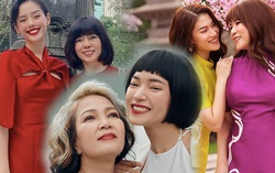 Nhiều người đẹp Vbiz khoe mẹ đẹp tựa mỹ nhân vào dịp Tết
