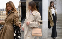 13 cách diện áo trench coat sang trọng của phụ nữ Pháp 