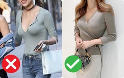 Coi chừng kém sang với những kiểu áo cổ chữ V nhạy cảm 
