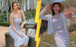 Song Hằng cùng chung ý tưởng khi diện bộ cánh màu pastel