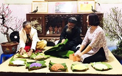 “Khoác tấm áo Tết” cho đặc sản xôi Phú Thượng