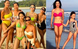 Không theo chuẩn mình hạc xương mai, hai chị đại diva làm đàn em hổ thẹn vì body săn chắc