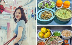 Những bữa ăn sắc màu của cô gái mê nấu nướng