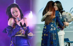 Mỹ Tâm "lỡ dại" tung áo lúc diễn và bất ngờ khi gặp người mặc