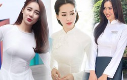 Cùng diện áo dài nữ sinh, Lan Ngọc và Nhã Phương nổi bật nhưng "trùm cuối" là Đặng Thu Thảo