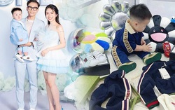 Cháu ngoại Minh Nhựa tròn 1 tuổi cũng “đập hộp” toàn áo quần đắt đỏ