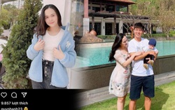 Bà xã bị Duy Mạnh "cà khịa" có chồng mà cũng như chưa vì nhan sắc ngày càng tươi trẻ