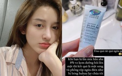 Làn da của Á hậu Huyền My sưng húp vì lỗi tẩy da chết 