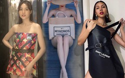 Túi hiệu được dàn người đẹp chế làm trang phục, người gợi cảm, người dễ hiểu lầm
