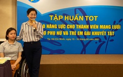 Nâng cao năng lực để hỗ trợ phụ nữ và trẻ em gái khuyết tật