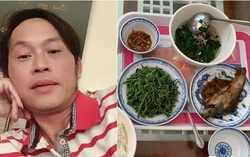 Hoài Linh khoe cơm trưa đạm bạc, có 1 món rau khiến nhiều người nhầm