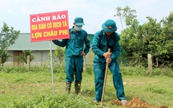 Xác lợn bị vứt lén lút ra sông gây ô nhiễm môi trường