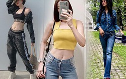 Chiếc quần cạp trễ tưởng chừng đã đi vào dĩ lãng nhưng lại được dàn người đẹp diện xuống phố