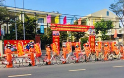 Phụ nữ quận Sơn Trà sáng tạo trong tuyên truyền bầu cử và phòng, chống Covid-19