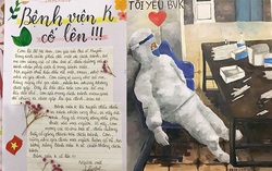 Rơi nước mắt trước những lá thư của của các em nhỏ động viên y bác sĩ Bệnh viện K chống dịch