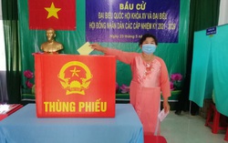 Đồng Tháp: TP Sa Đéc và huyện Hồng Ngự có tỷ lệ cử tri đi bầu đạt 100%
