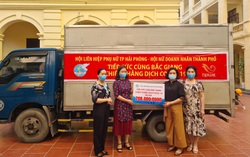 Hội LHPN Hải Phòng tiếp nhận ủng hộ Bắc Giang trị giá 200 triệu đồng sau 8 tiếng kêu gọi
