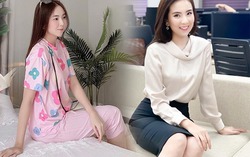 "Xả" vai gái công sở, Mai Ngọc ở nhà mặc đồ bộ: Đẹp như tiểu thư