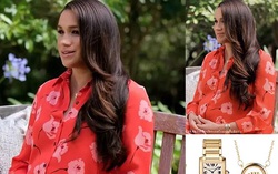 Diện váy 40 triệu nhưng bà bầu Meghan Markle đeo đồng hồ nửa tỷ