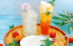 Hướng dẫn 6 bước làm trà vải tại nhà ngon như ngoài tiệm 