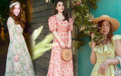 Mỹ nhân Việt khéo chọn phụ kiện khi diện váy hoa